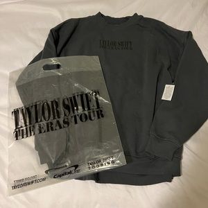 TAYLOR SWIFT ERAS TOUR BLUE CREW XL